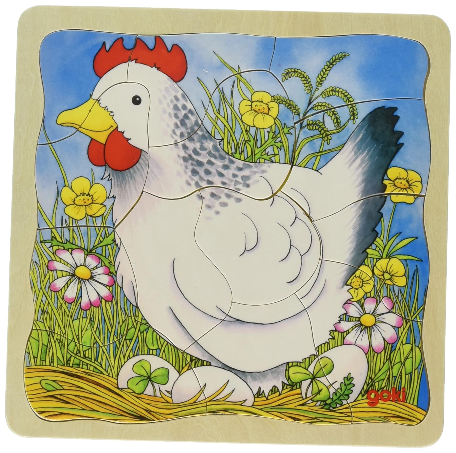 GoKi Chicken Puzzle Amazon.co.uk Toys & Games