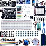 Elegoo UNO Project Super Starter Kit with Tutorial, 5V Relay, UNO R3, Power Supply Module, Servo Motor, 9V Battery with DC, Prototype Expansion Board, ect. for Arduino