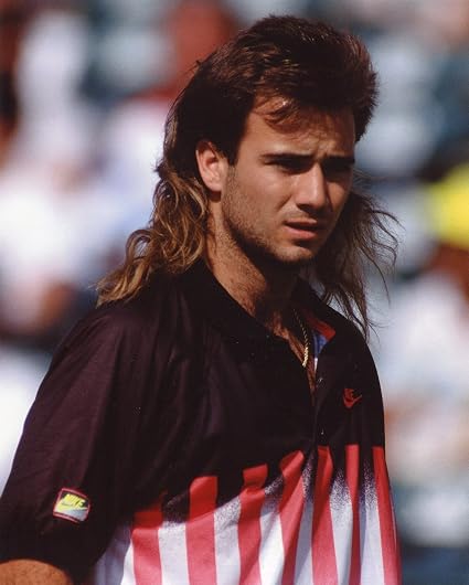 Amazon Com Andre Agassi Tennis Legend 8x10 Sports Action Photo