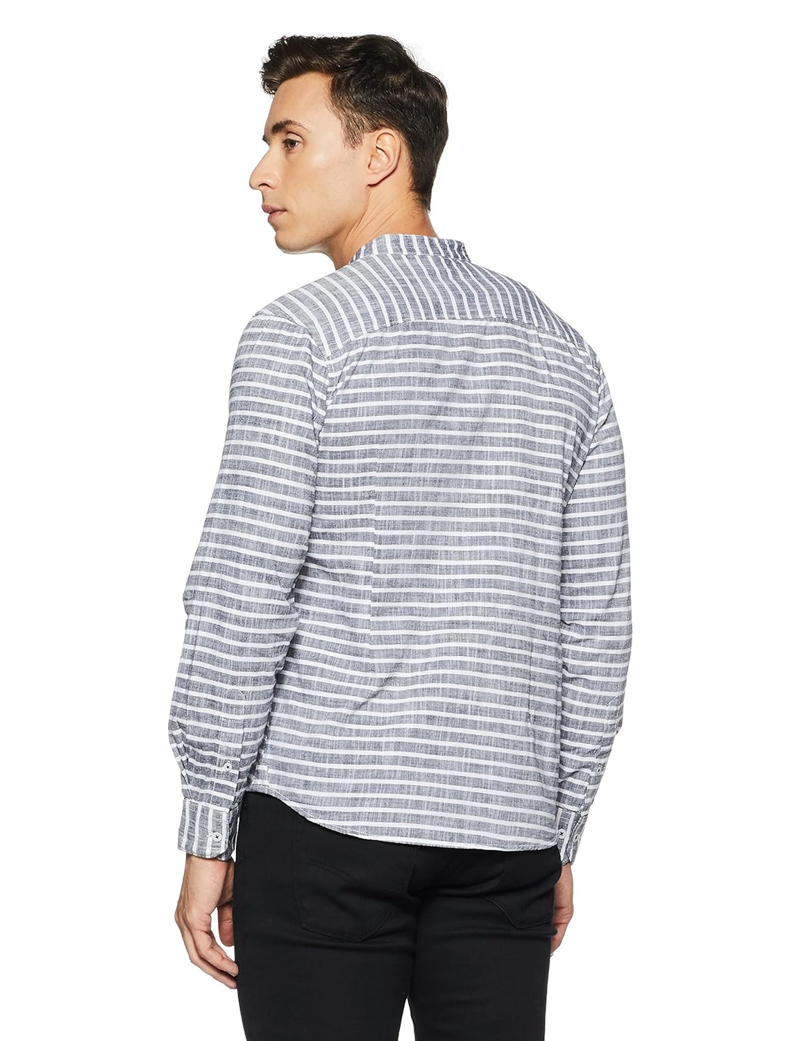 symbol amazon brand men's slim fit casual shirt