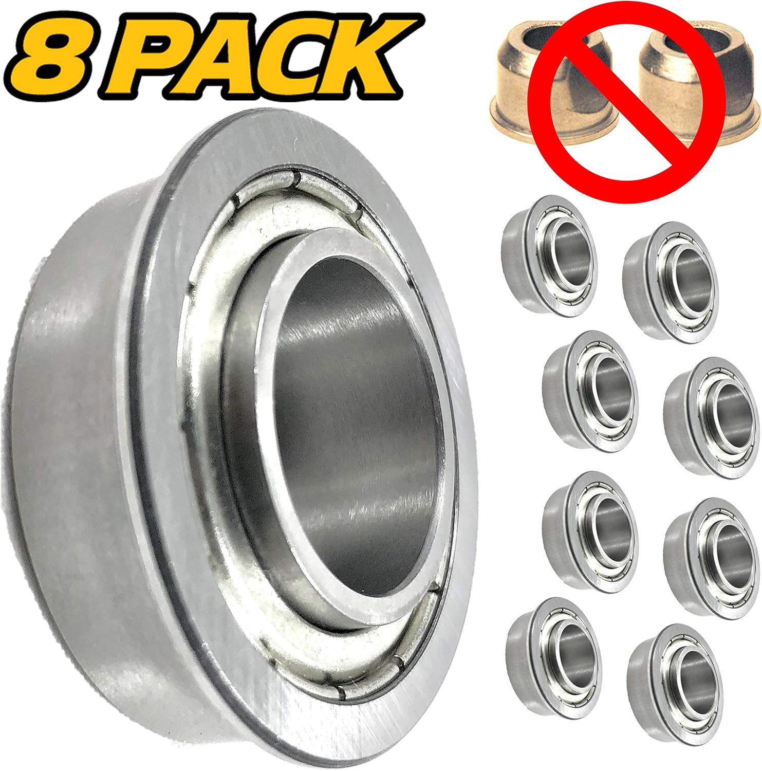 HD Switch (8 Pack) Front Wheel Bushing to Bearing