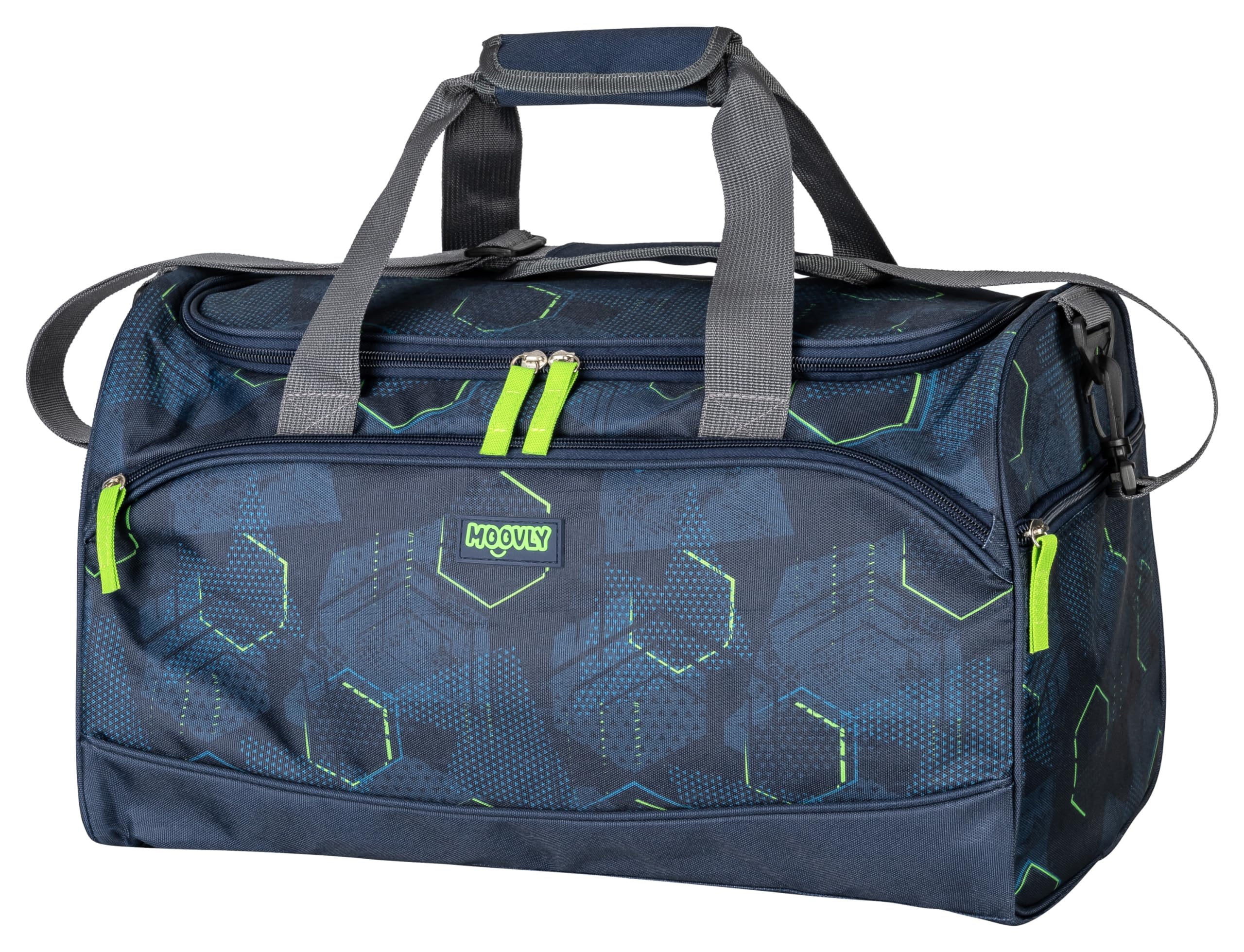 moovly® Children's Sports Bag 25 L for Boys - Medium Size - Gym Bag - for Sports, Swimming, Travel - Children's Sports Bag - Travel Bag - with Shoe Compartment and Wet Compartment - Adjustable Soft