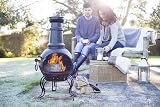 La Hacienda Steel Murcia Medium Chimenea BBQ Grill & Patio Heater view 4