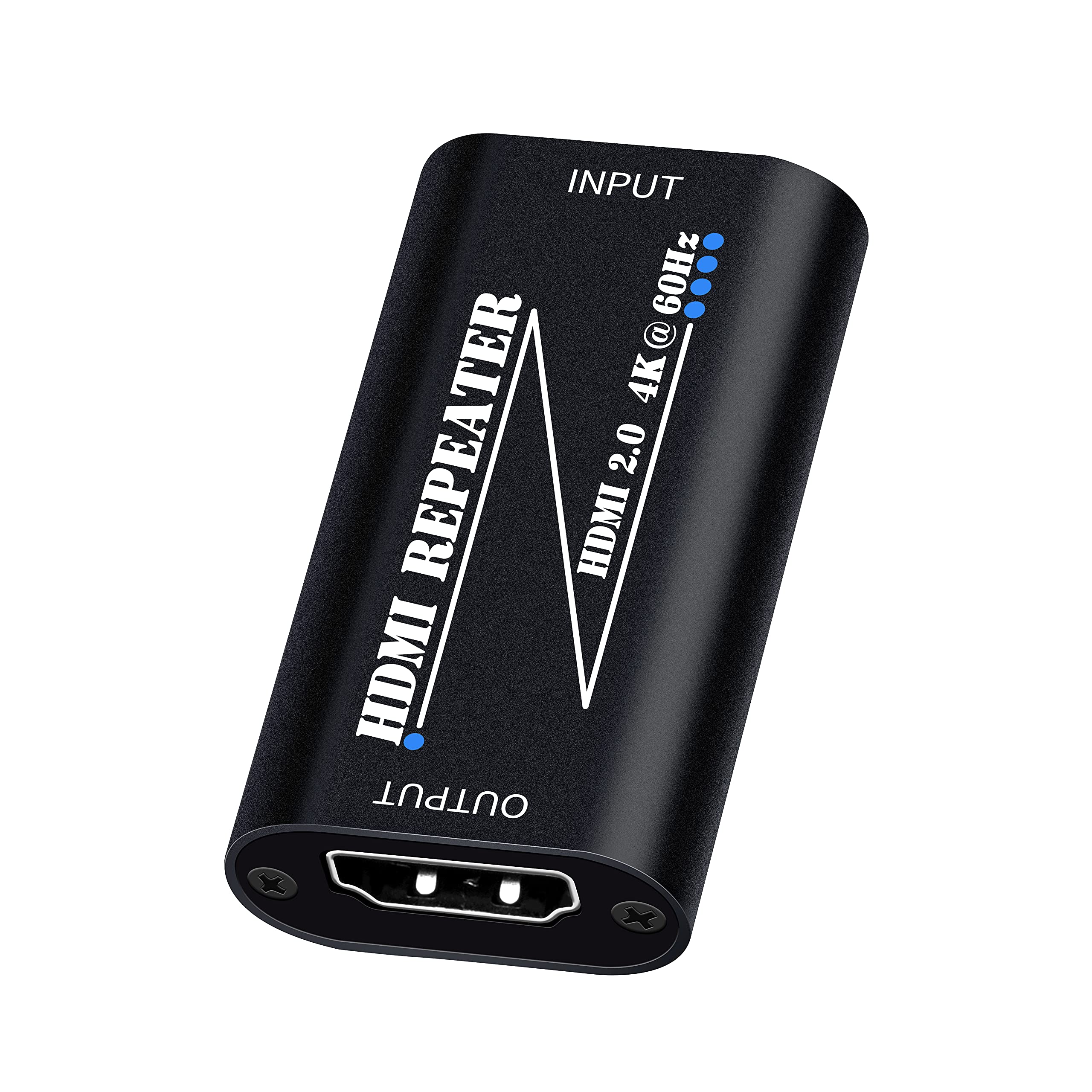 KUYIA HDMI Amplifier Signal Booster Repeater, 4K@60Hz 25m / 1080P 44m Extender, HDMI Extender Female to Female for Gaming/Office/Home Theater (No Power Required)