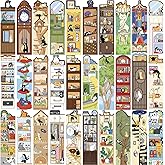 GUBPHK 30 PCS Cat World Bookmark, Bookmarks for Cat Lovers, Bulk Bookmarks for Men and Women, Unique Book Mark for Reading for Boys, Girls, Students, Classroom Gifts, School Prize, Reading Present