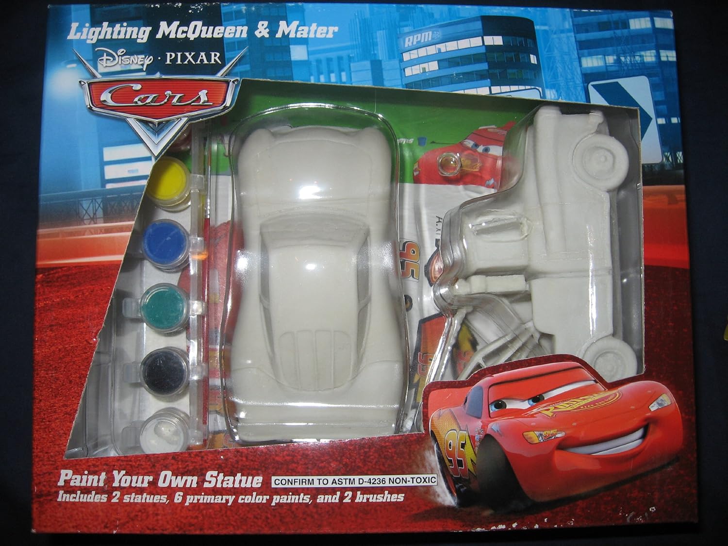 Disney Cars Paint Your Own Statue Amazon.co.uk Toys & Games