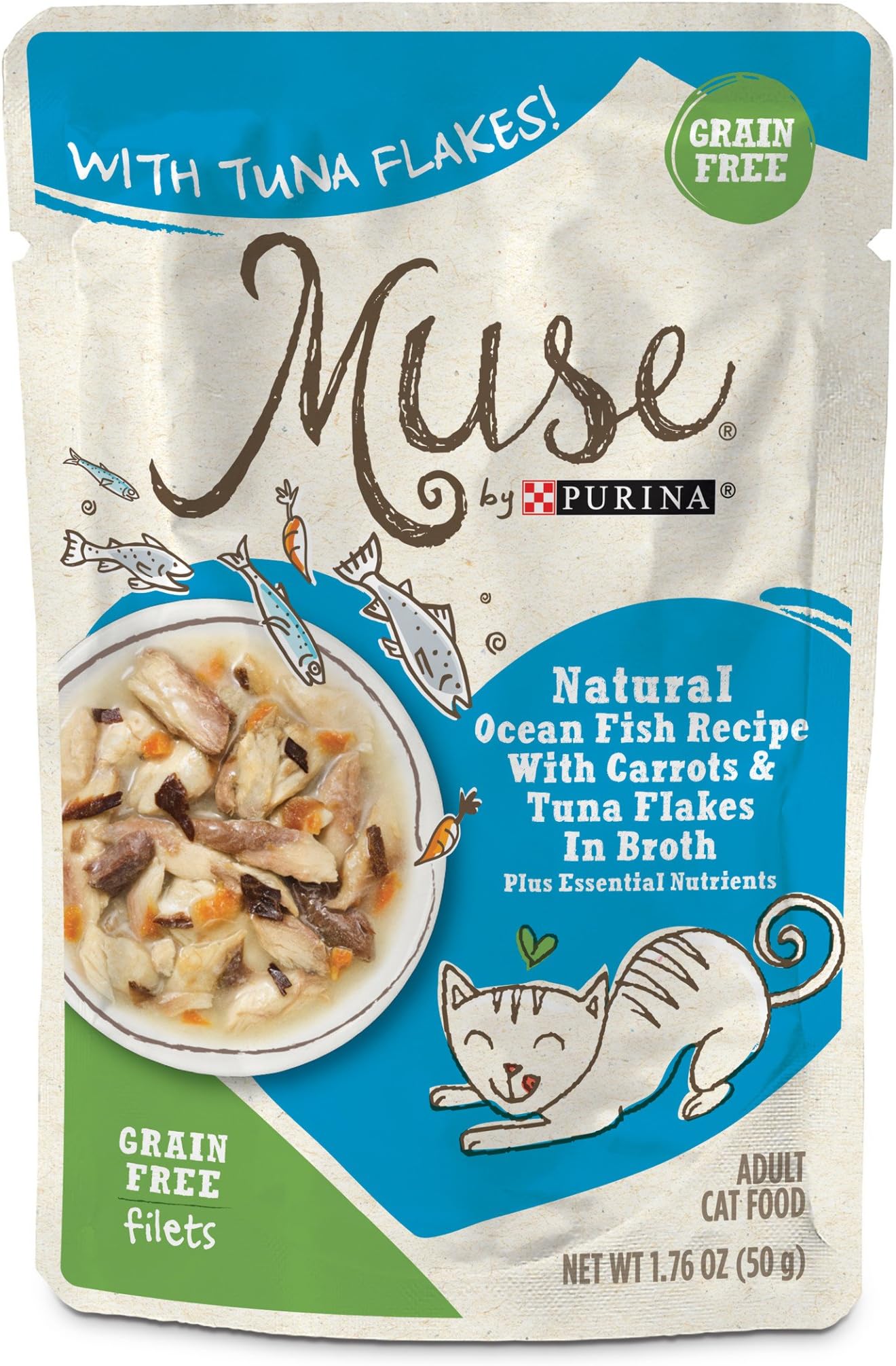 Muse Grain-Free Natural Filets Wet Cat Food