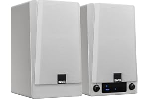 SVS Prime Wireless Pro Powered Speaker System with Chromecast and Airplay 2 - Pair (Piano Gloss White)