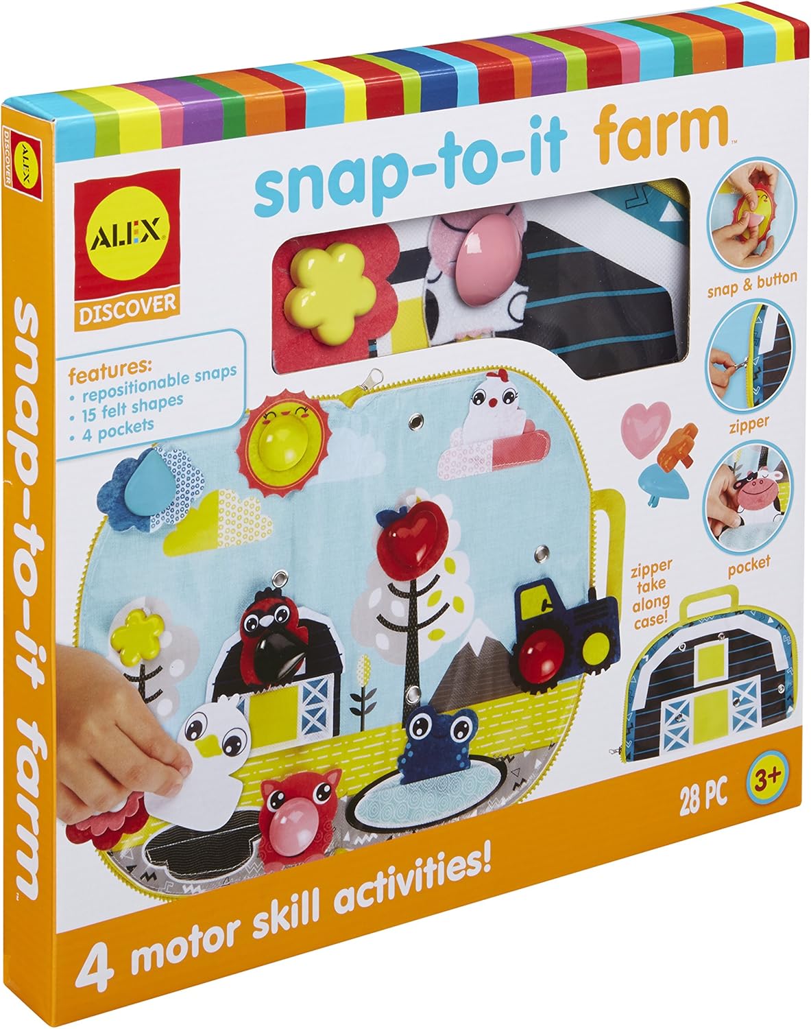 snap on kids toys