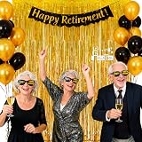 GREATRIL Gold Fringe Curtain Backdrop Pack of 2 1m x 2.5m Foil Tinsel Party view 4