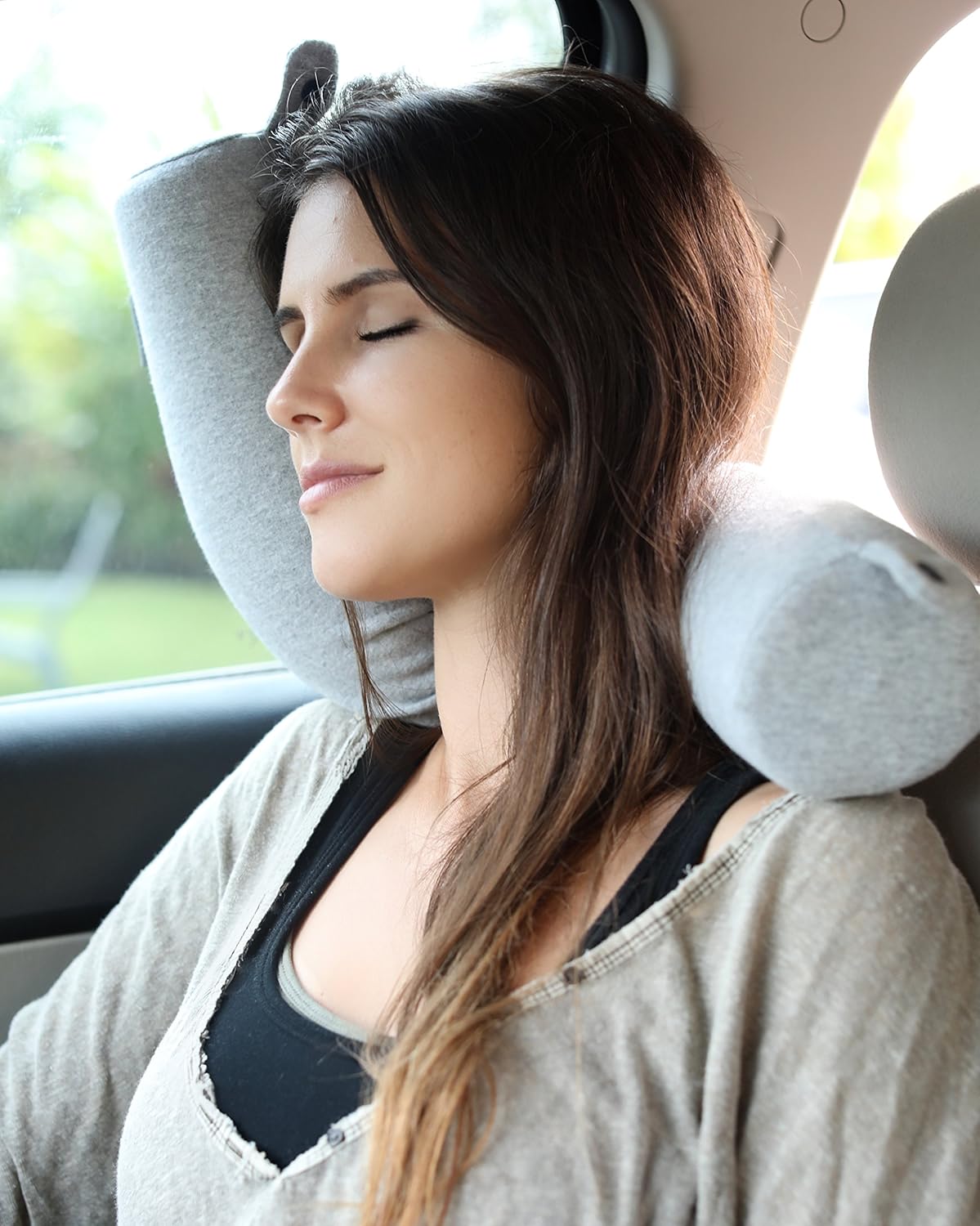 Twist Memory Foam Travel Pillow for Neck, Chin, Lumbar and Leg Support - for Traveling on Airplane, Bus, Train or at Home - Best for Side, Stomach and Back Sleepers - Adjustable, Bendable Roll Pillow: Kitchen & Dining
