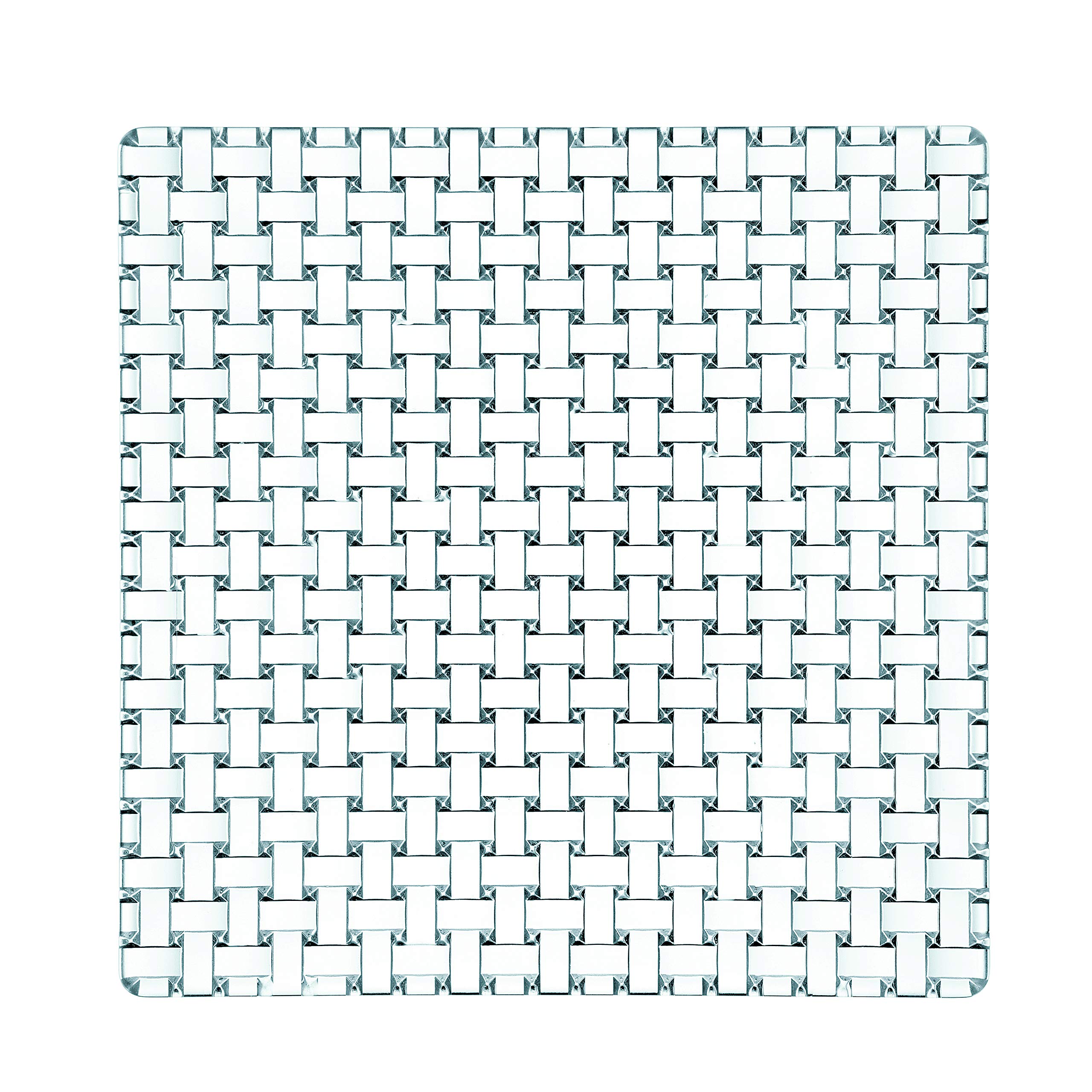 Nachtmann Bossa Nova 0081398-0 Square Serving Plate, Crystal Glass, Size: 28 cm