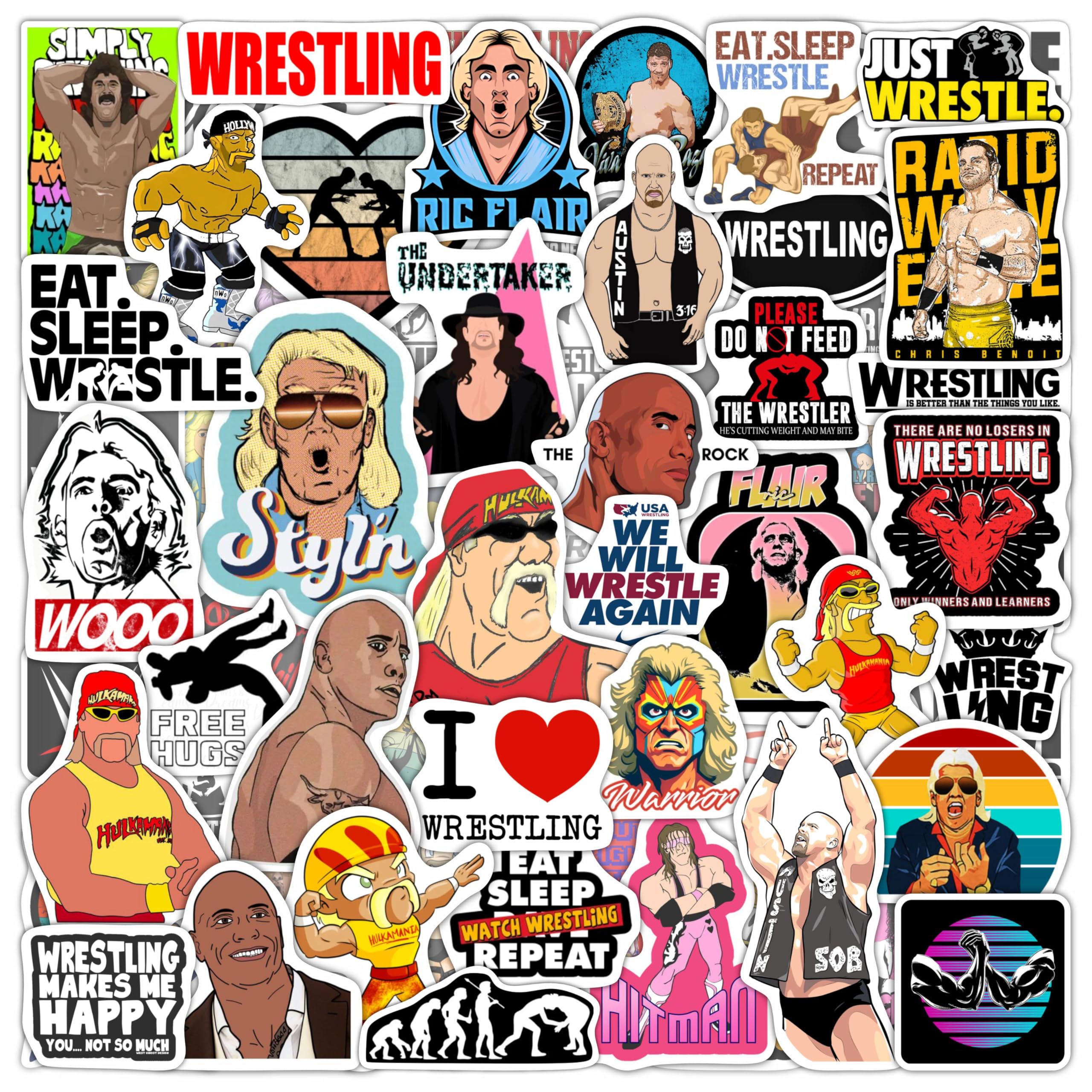 BulbaCraft Wrestling Stickers and Decals for Water