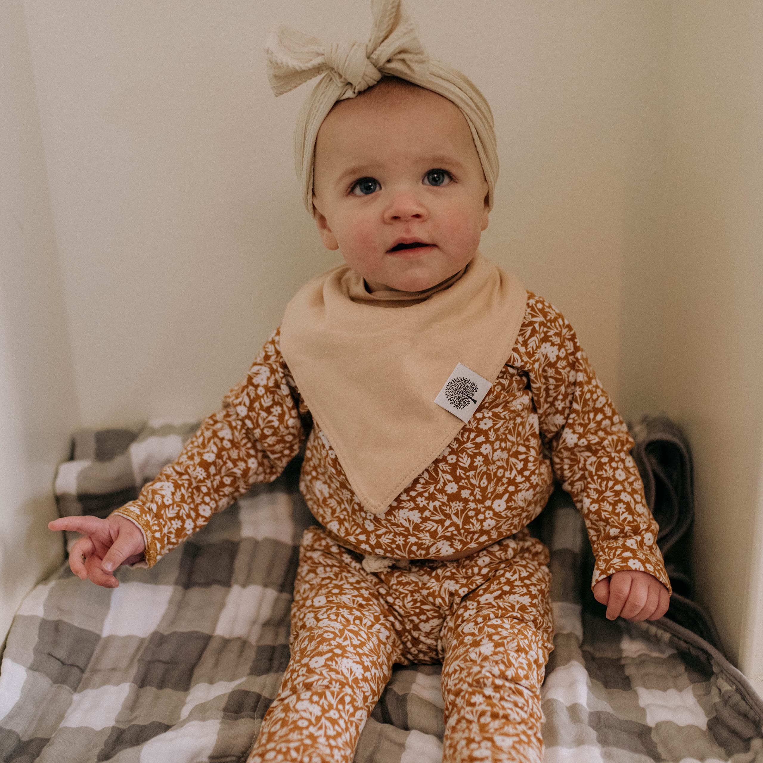 Parker Baby Bandana Drool Bibs 8 Pack Baby Bibs for Boys, Girls, Unisex - Soft & Stylish Teething Bibs for Babies