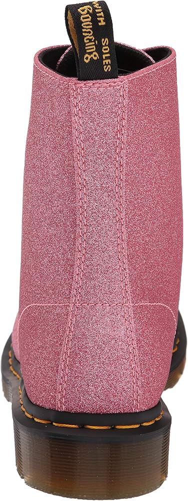 1460 pascal pink glitter boots