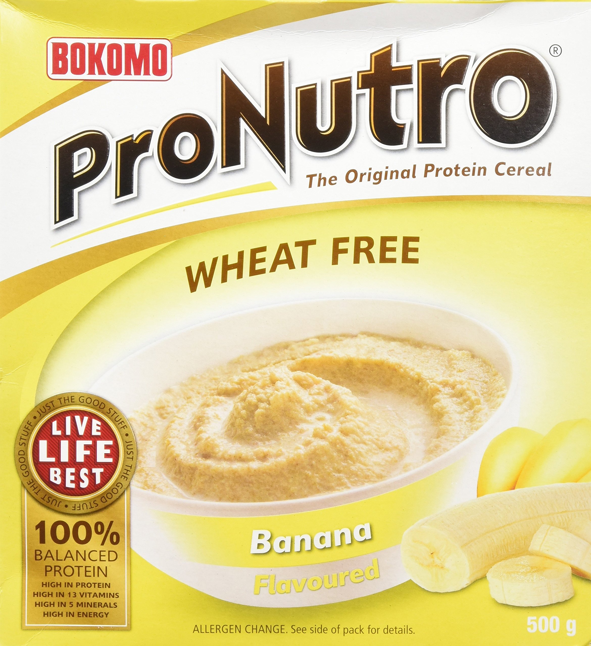 Pronutro Bokomo Banana Flavoured Cereal 500 g (Pack of 2) Buy Online