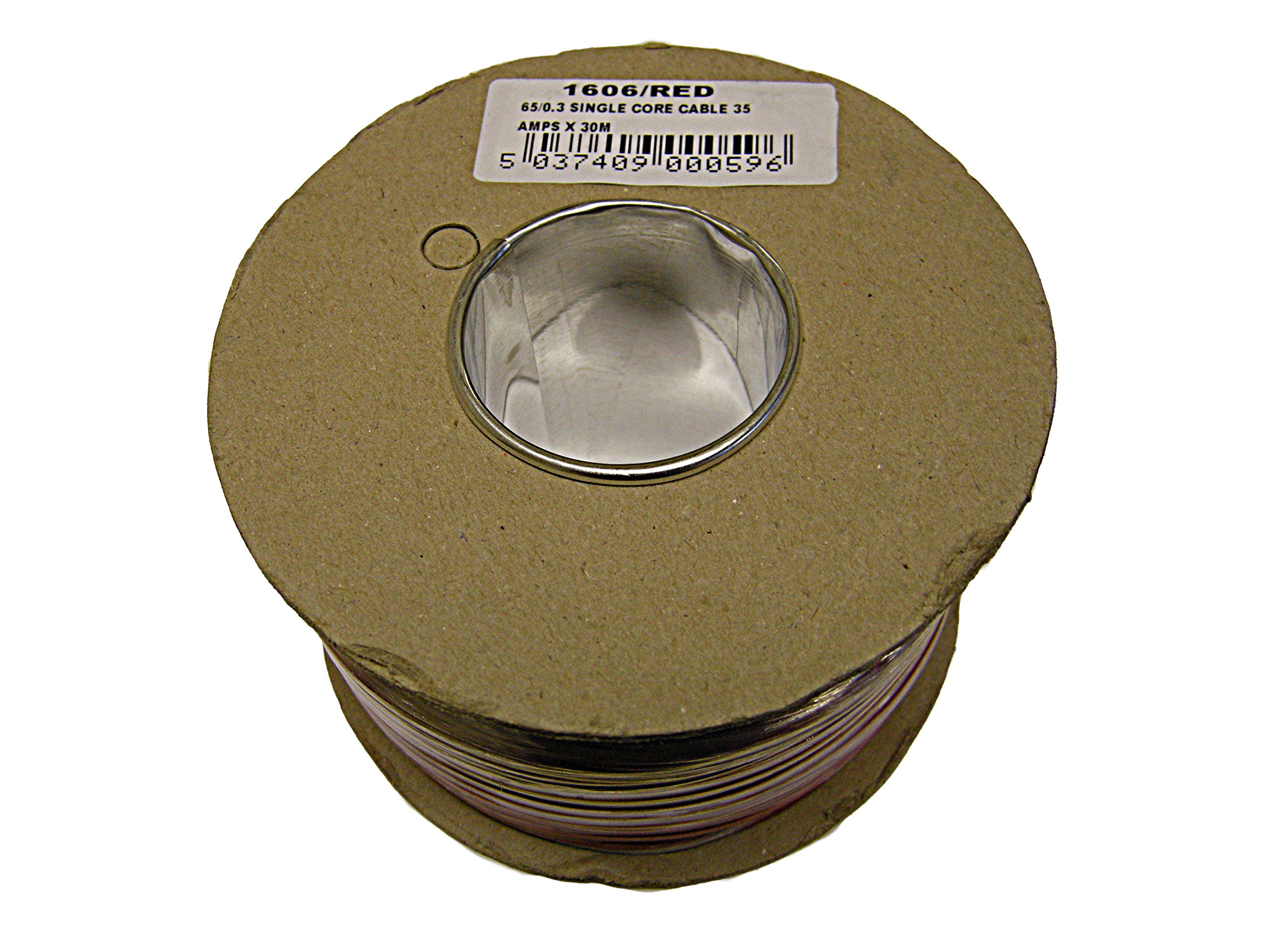 Tecniks 1606/RED 35 A 30 m Single Core Cable - Black