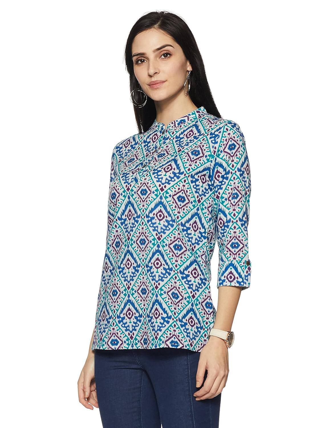 amazon brand- myx women's straight cotton kurta