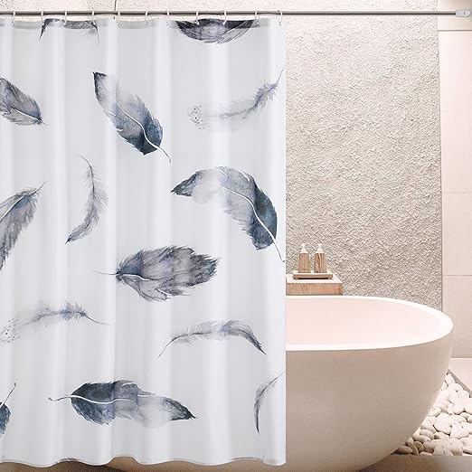 Amazon Com Symax Printed Shower Curtain Fabric Waterproof Unique