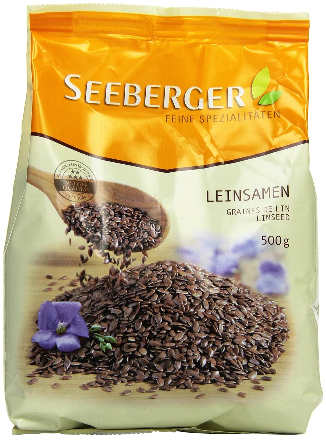 Seeberger Leinsamen, 3er Pack (3 x 500 g Packung): Amazon.de ...