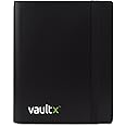 Vault X Binder - 4 Pocket Trading Card Album Folder - 160 Side Loading Pocket Binder for TCG (Black)