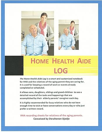 Caregiver Home Health Care Daily Log Template