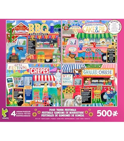 Amazon.com: Seaside 8-in-1 Multipack Puzzles - (2) 300Piece, (4