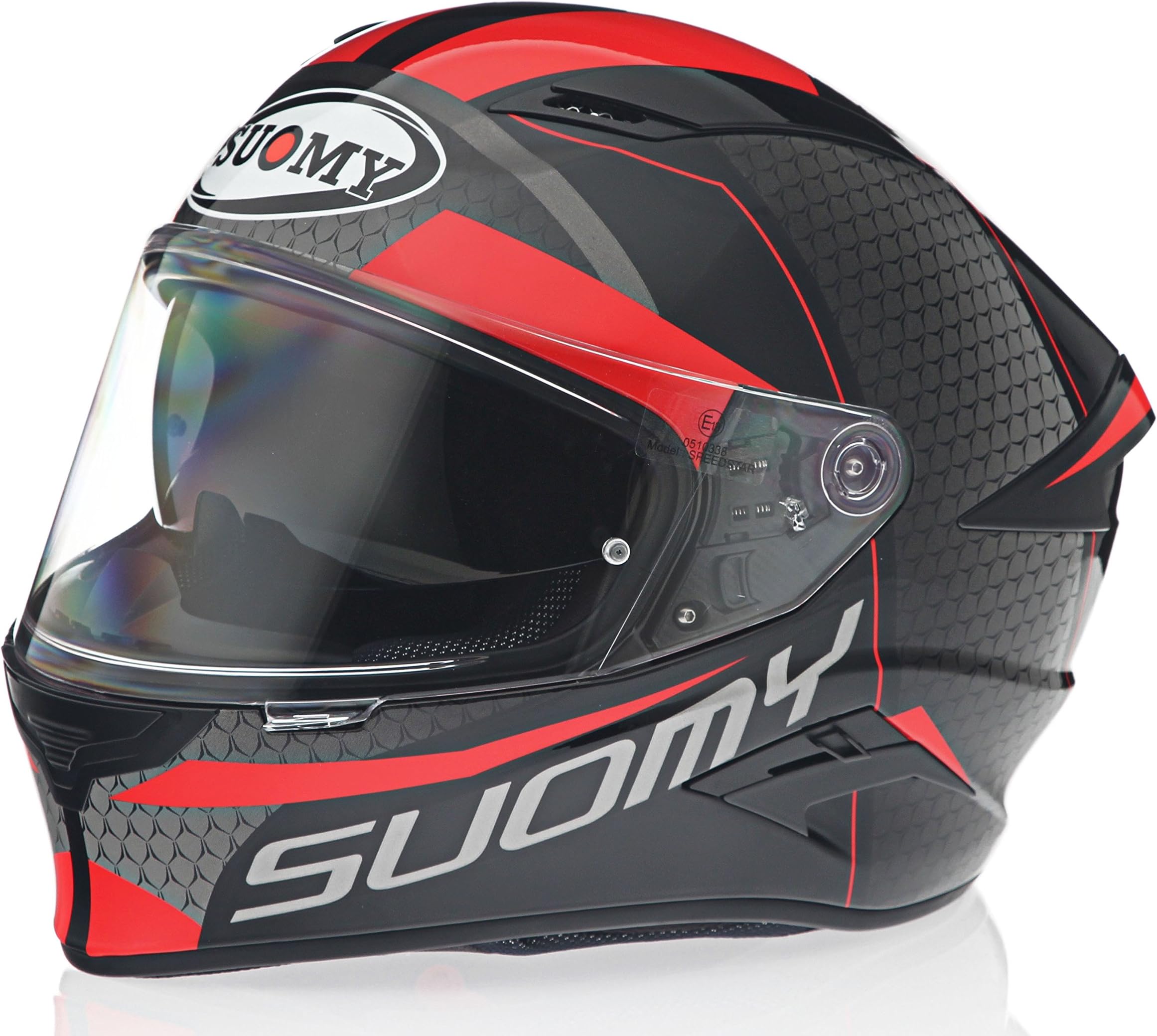 Suomy KTVR0010-XL Speedstar Helmet (Rap Red Extra Large)