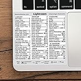 Synerlogic for Adobe Lightroom Quick Reference Keyboard Shortcut Sticker for Any MacBook or Windows PC