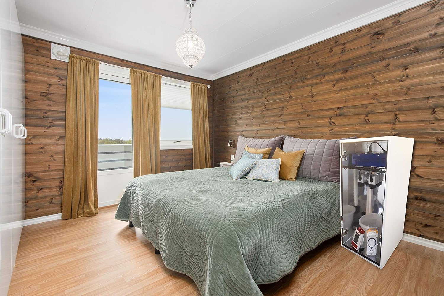 Led Stealth Grow Box Cabinet 300w Amazon Co Uk Garden Outdoors