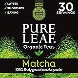 Pure Leaf 100% Organic Matcha Green Tea Powder for Green Tea Matcha Latte, Matcha baking recipes, Green Tea Smoothies Matcha 