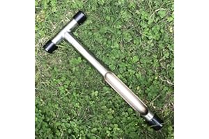 YHASPACE Soil Sampler Probe 12 Inch Stainless Steel, T-Style Handle Soil Test Kits Soil Probes for Soil Sampling Plant Care Garden Lawn Farm