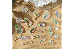 DIY Suncatcher Kit 460pcs Sun Catchers Making Supplies Art and Crafts for Adults Hanging Prism Sun Catcher with Crystals Ball