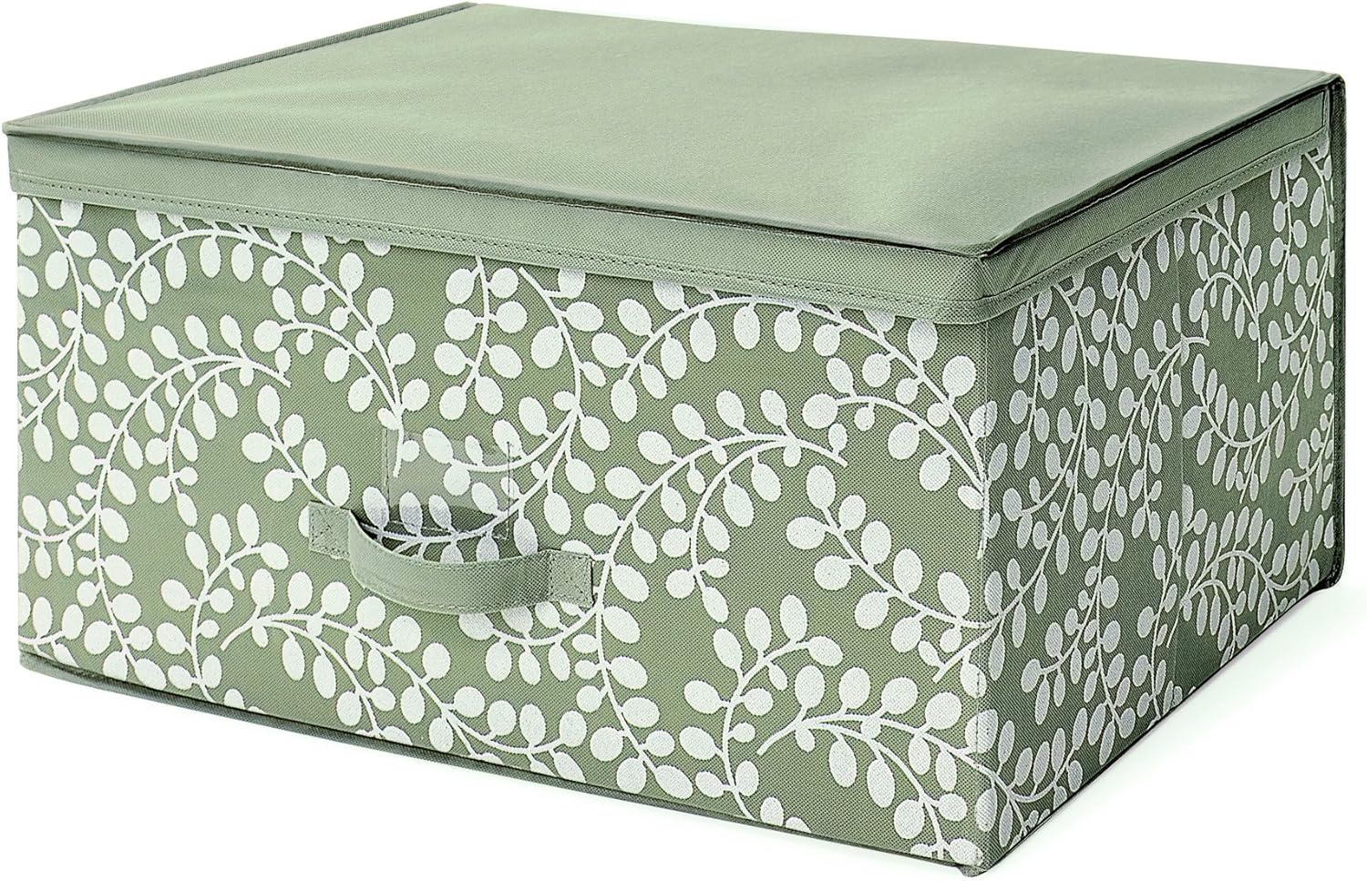 Voilà. Floral Caja Grande, Tela, Cuerda, 60 x 45 x 30 cm: Amazon.es: Hogar