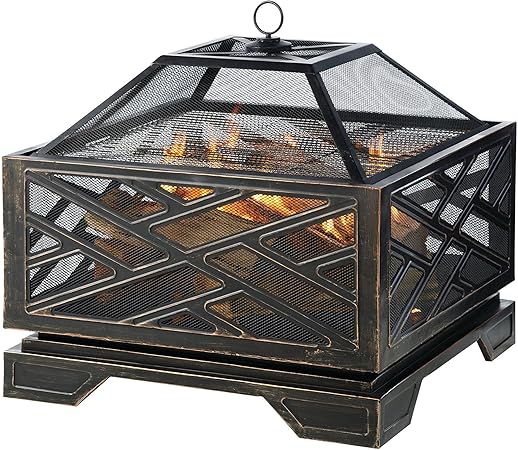 Amazon Com Pleasant Hearth Martin Extra Deep Wood Burning Fire