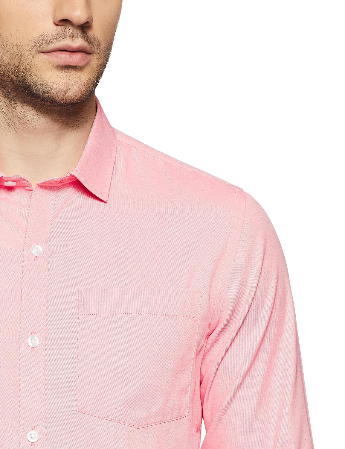 ex by excalibur men's solid regular fit formal shirt