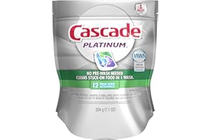 Cascade Platinum Actionpacs Fresh Scent Dishwasher Detergent 12 Count
