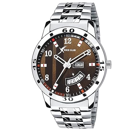 Mens Erricson Brown Day and Date Functioning Watch (RC-5015)