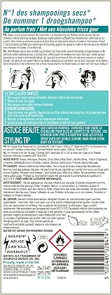 Batiste Dry Shampoo Original 200 ml Set of 3 view 2