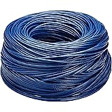 Amazon Basics Cat6 Ethernet Solid Bulk Cable (23 AWG, UTP) - 1000-Foot, Blue