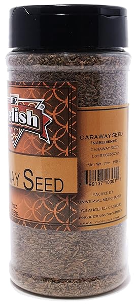 GOURMET CARAWAY SEEDS BY ITS DELISH, MEDIUM JAR, 7 OZ