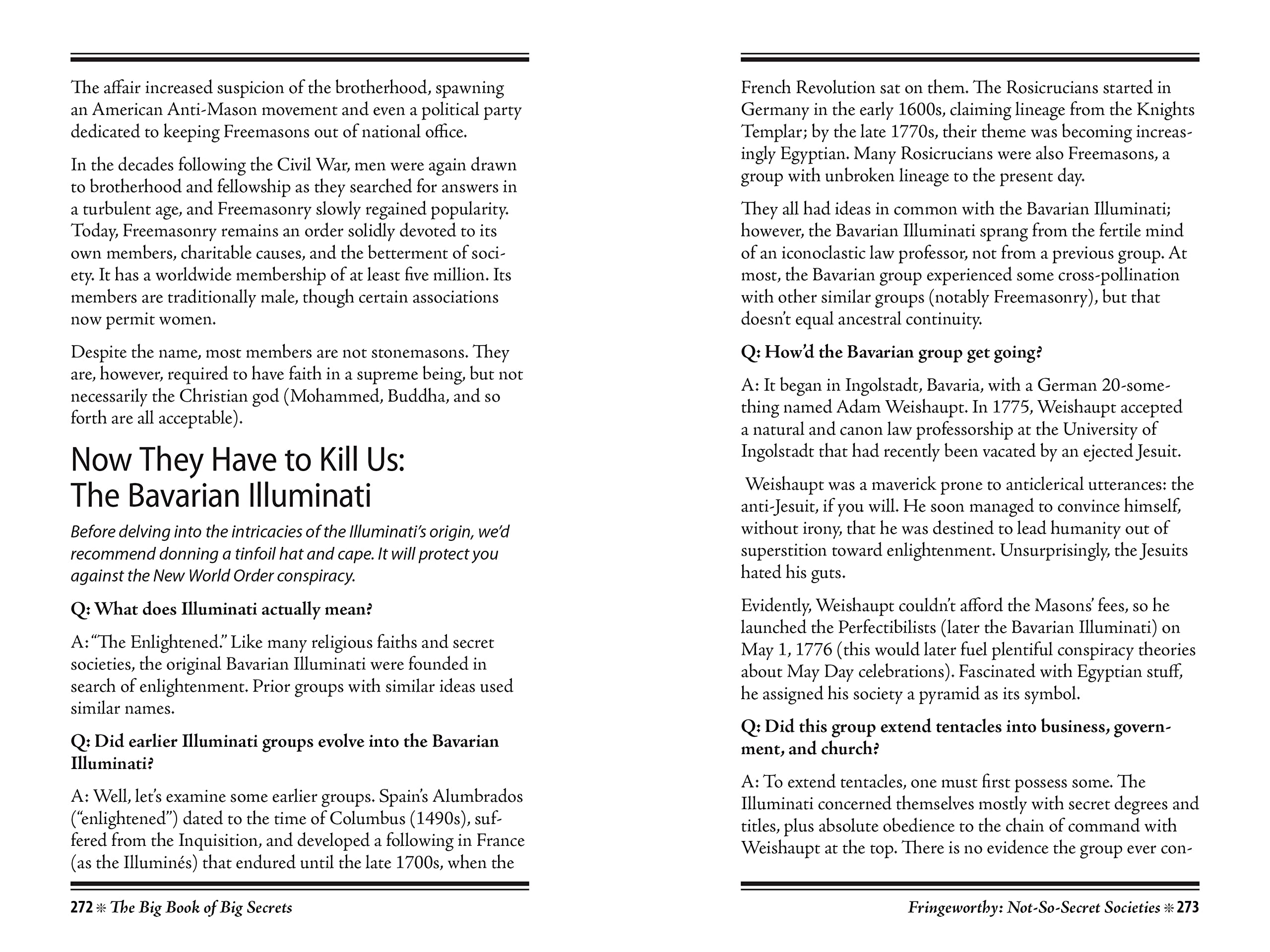 The Book of Big Secrets