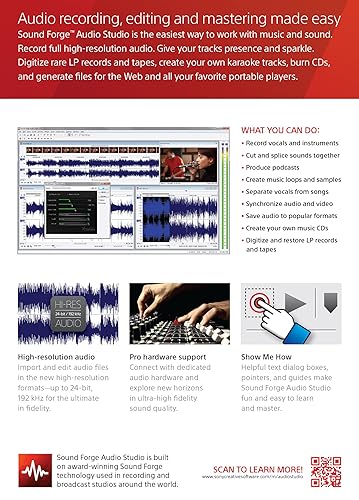 Sony Sound Forge Audio Studio 10 [Download] in Kuwait Whizz