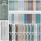 Sinload 50 Set Christian Gift Bulk Bible Emergency Numbers Bookmark with Silicone Keychains Bible Verse Pen Religious Study Supplies for Mother Day Church Easter Basket Stuffers (Boho Color)