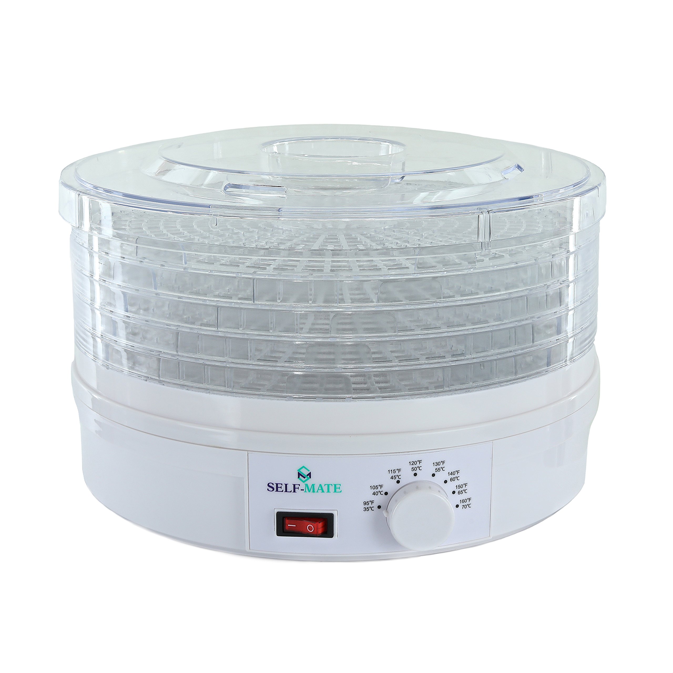 SelfMate Countertop Premium Food Dehydrator Stackable Trays
