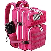 LHI Tactical Military Backpack for Men and Women 25L/35L Army Assault Pack Bag Small Rucksack with Bottle Holder