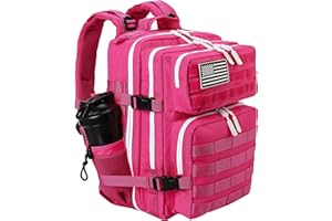 LHI Tactical Military Backpack for Men and Women 25L/35L Army Assault Pack Bag Small Rucksack with Bottle Holder