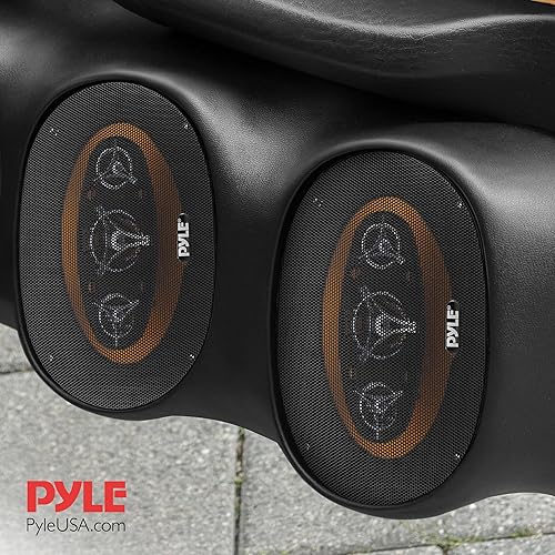 Pyle Car Eight Way Speaker System Pro x Inch 500W Ohm Mid - Main Image