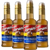 Torani Classic Hazelnut Flavored Drink Syrup, 12.7 fl oz, 4 Pack