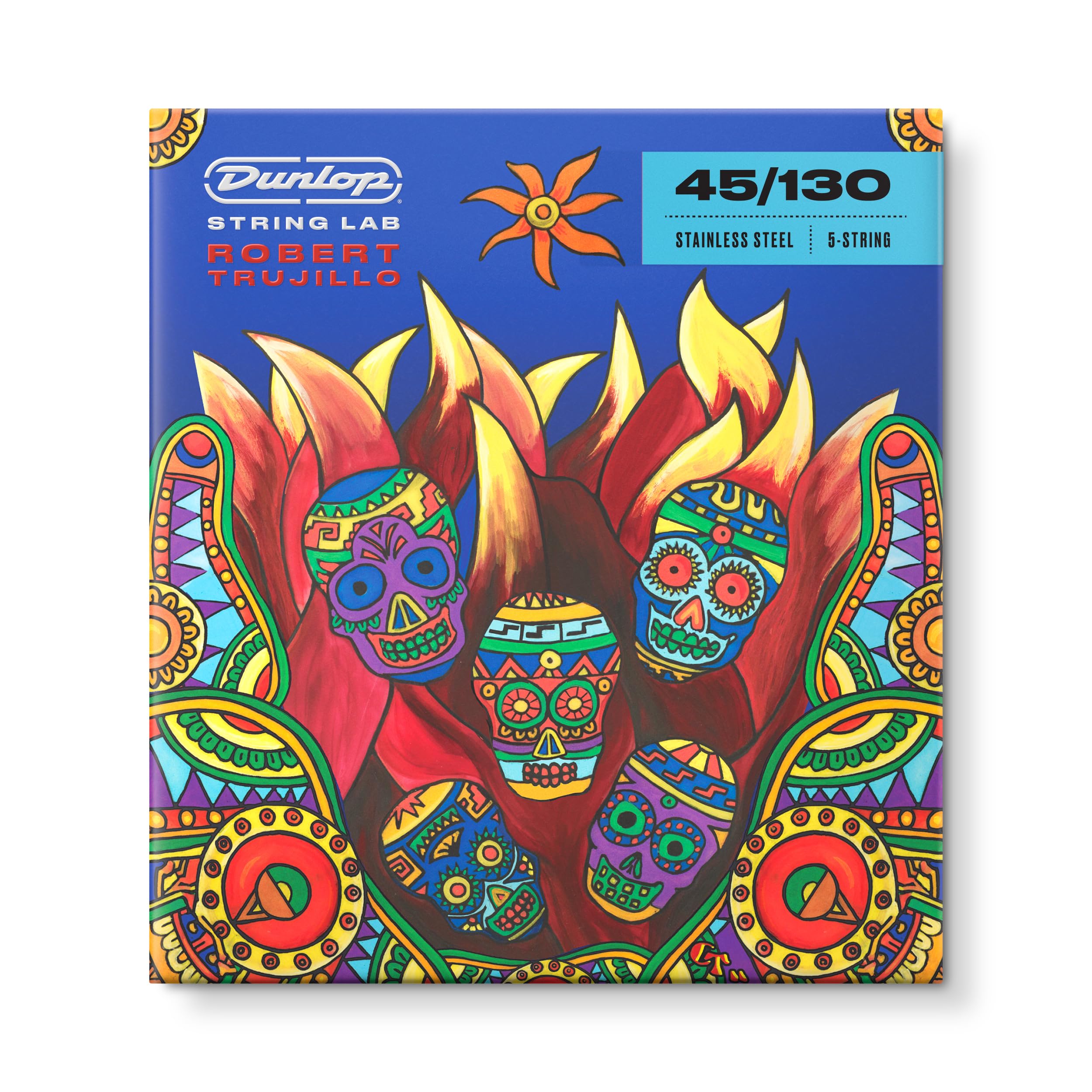 Jim Dunlop String Lab Series Robert Trujillo Stainless Steel Bass Strings 45-130